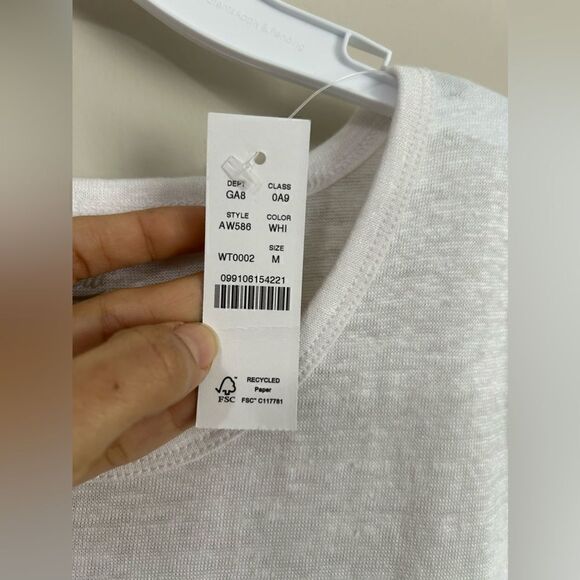 NWT J Crew Linen Muscle Tank - Picture 7 of 10